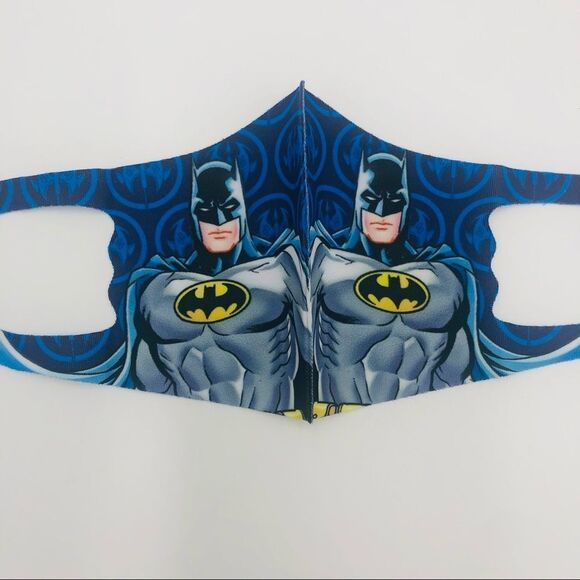 Brand New Kids Batman Reusable Face Mask Material Ice Silk - Picture 3 of 5